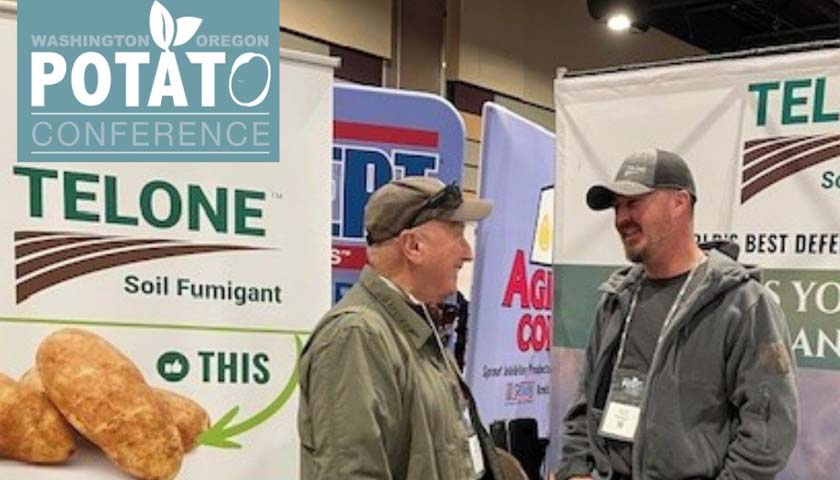 TELONE Specialists Robin Matson & Dusty Allen at the PNW Potato Conference