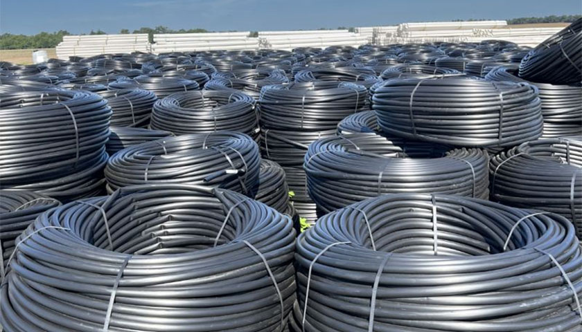 New Orchard Irrigation System Ready to Install