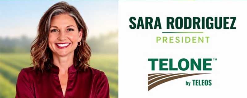 Sara Rodriguez as President of Teleos Ag
