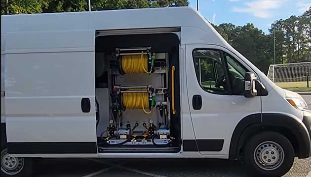 3500 ProMaster Super Roof Sprayer Van