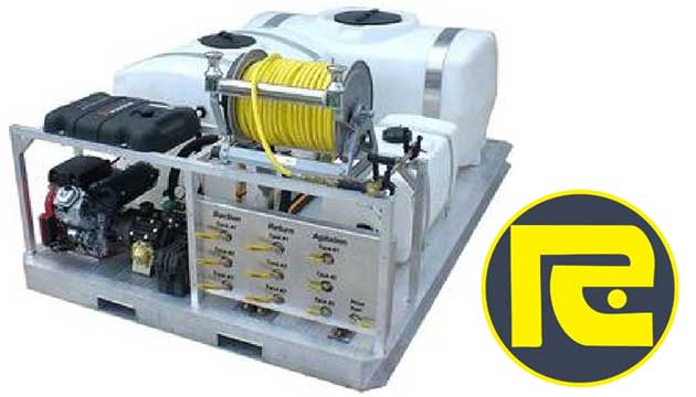 Multi-Tank 300-100-50 Combo Poly Skid Sprayer